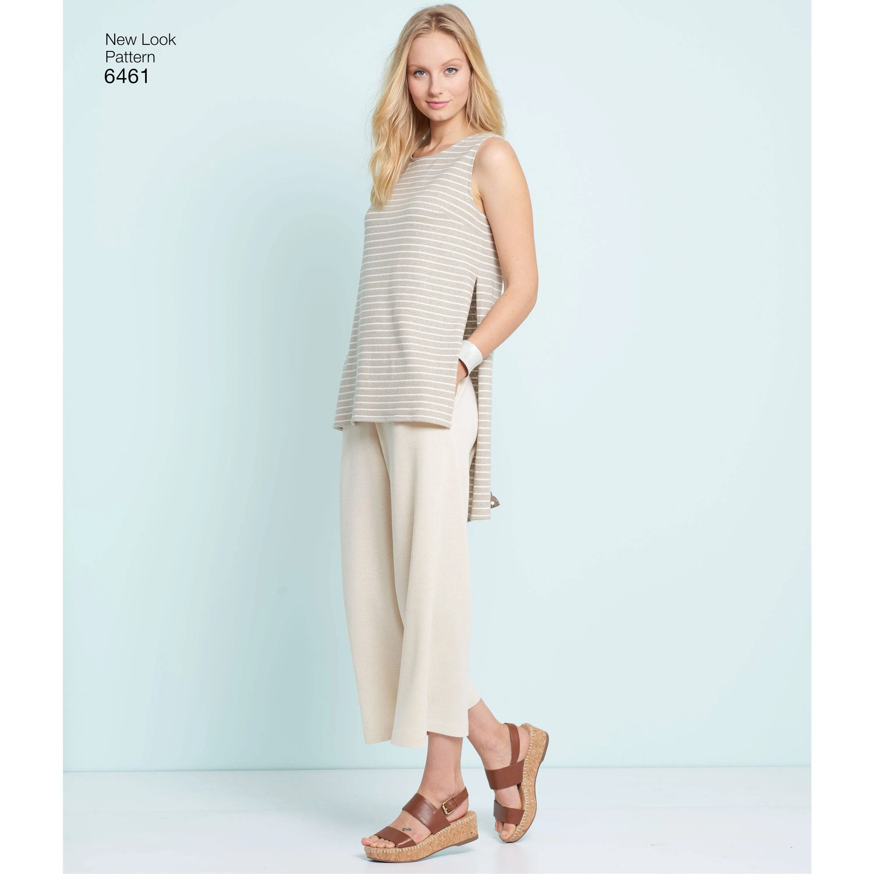 6461 Misses' Dress, Tunic, Top and Cropped Pants