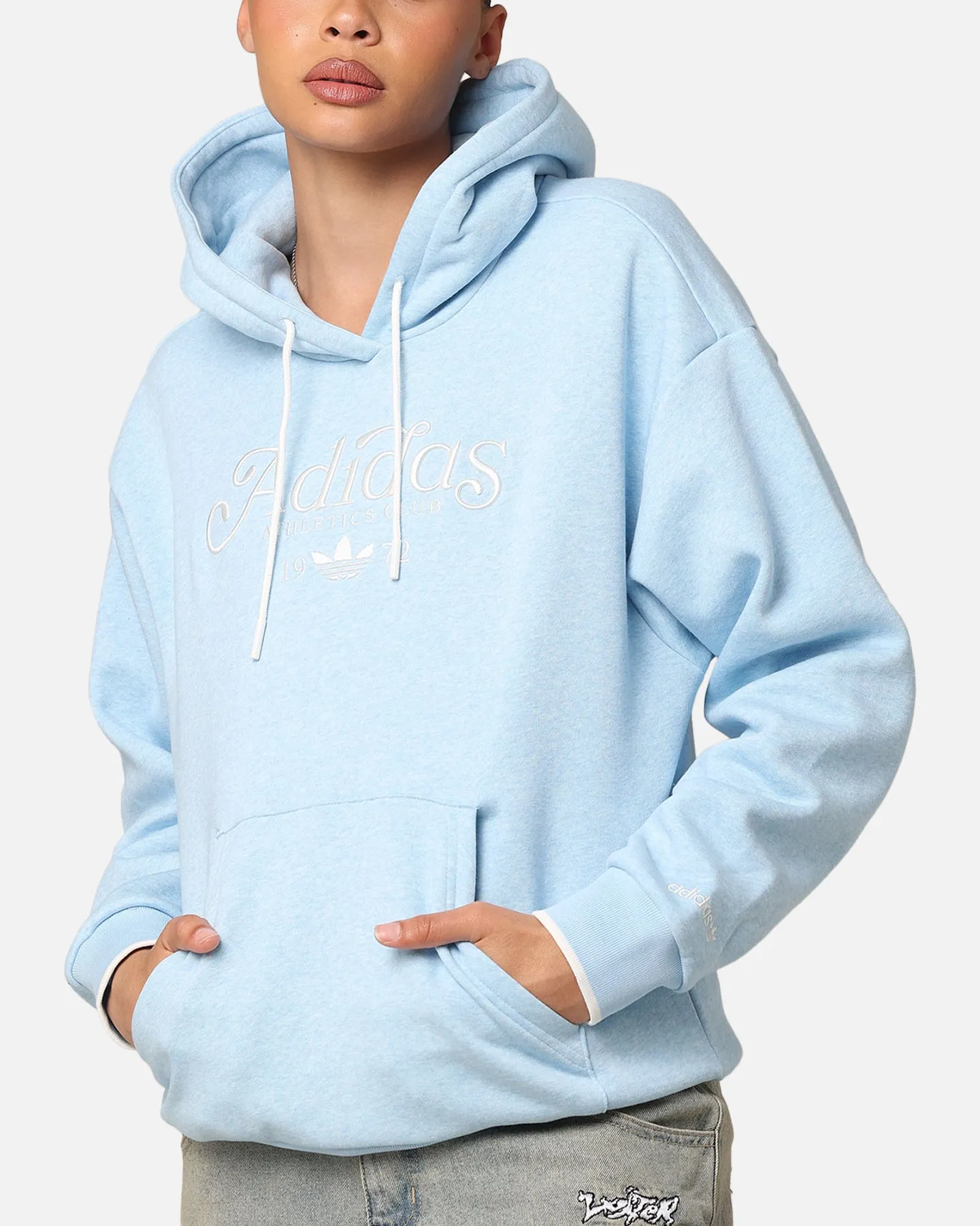 Adidas Women's Graphic Hoodie Clear Sky Mel