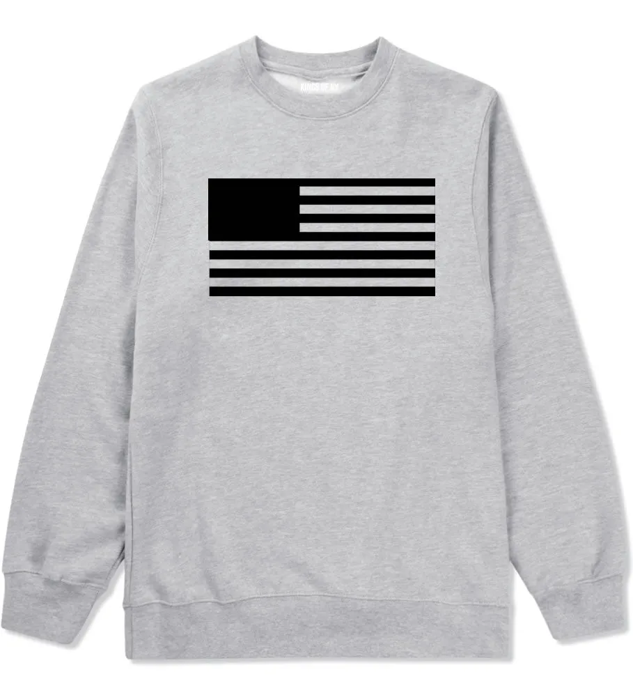 American Flag United States Goth Crewneck Sweatshirt