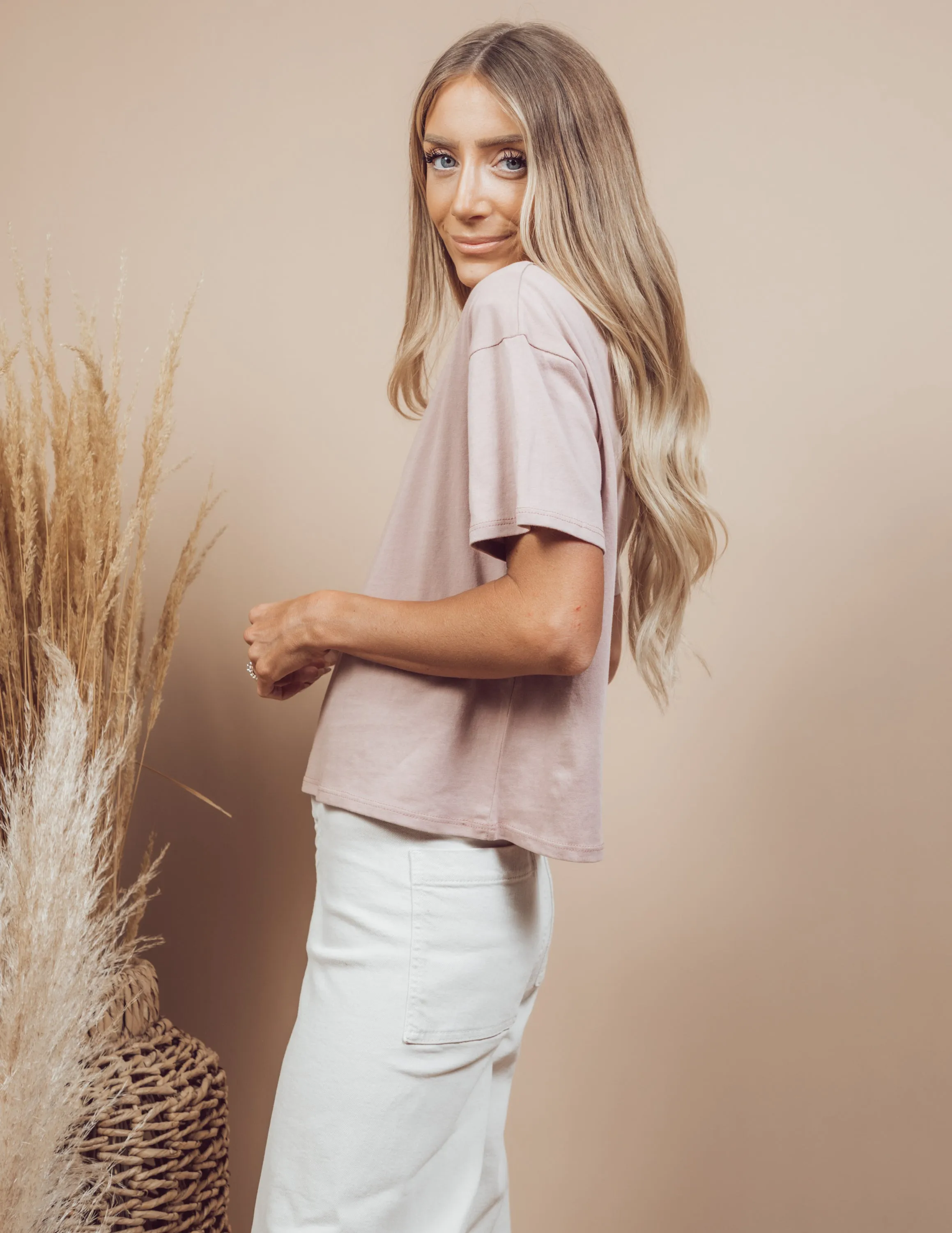 August Cropped Tee