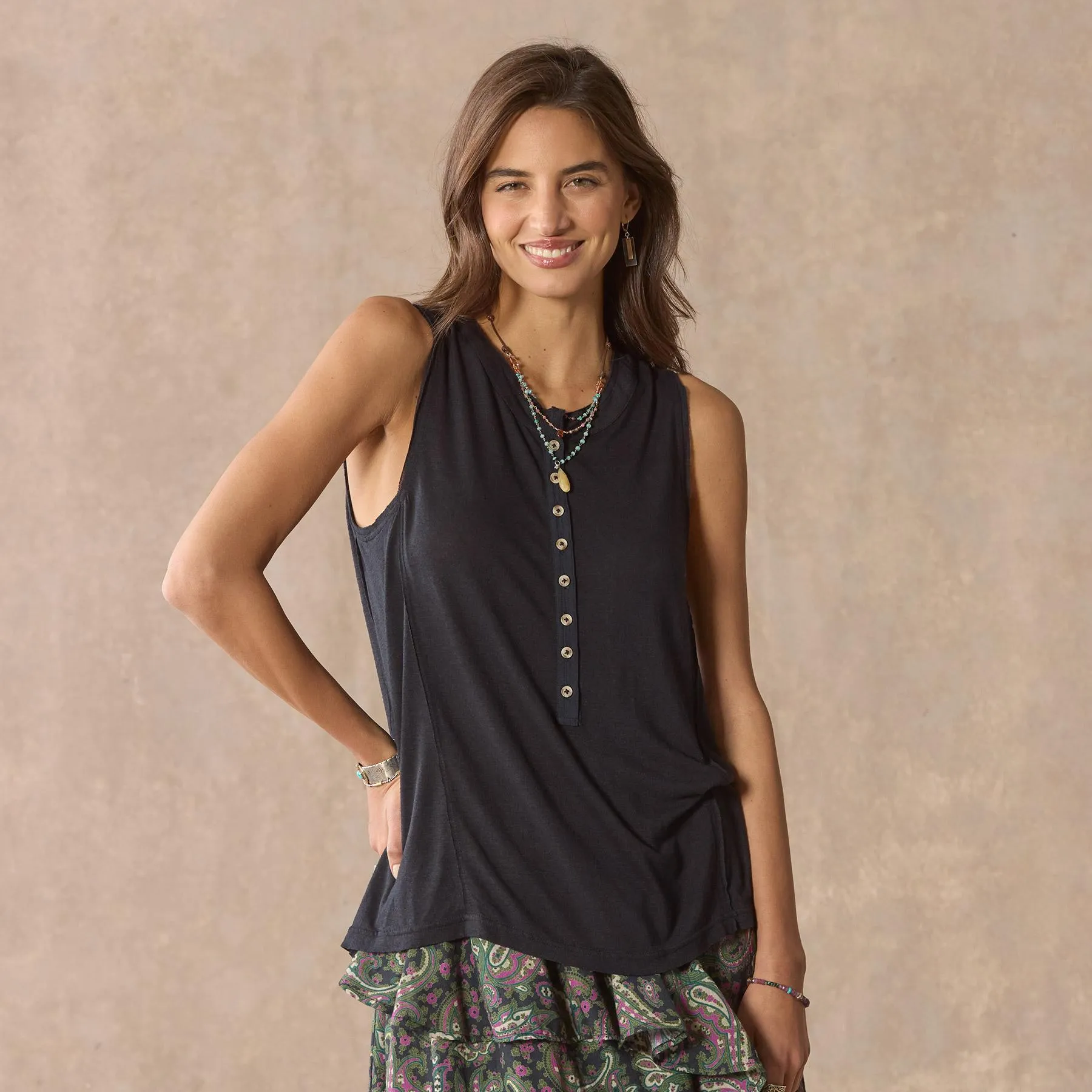 Benita Henley Tank