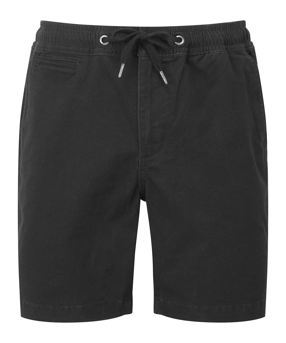 Black - Men’s drawstring chino shorts