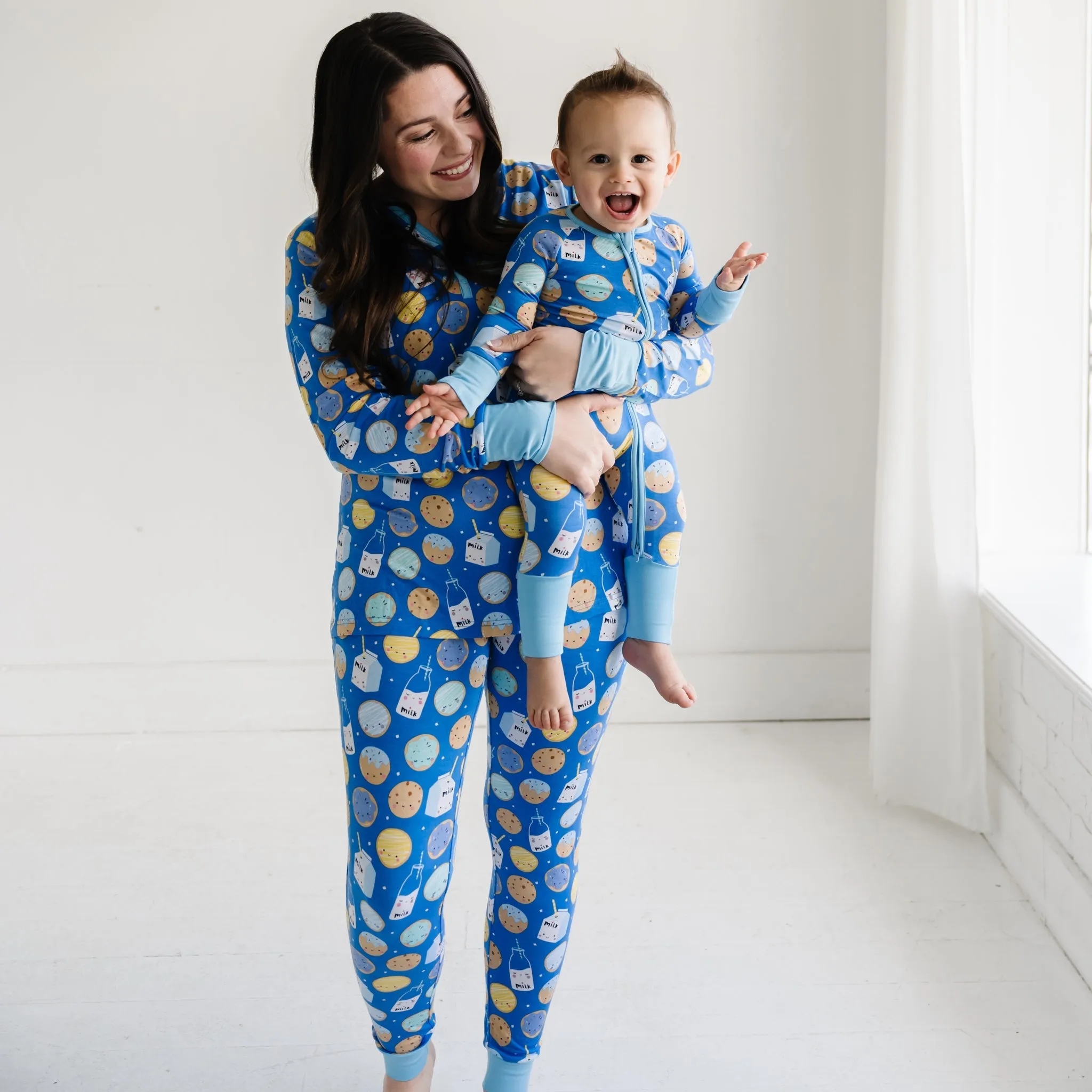 Blue Cookies & Milk Women's Pajama Pants