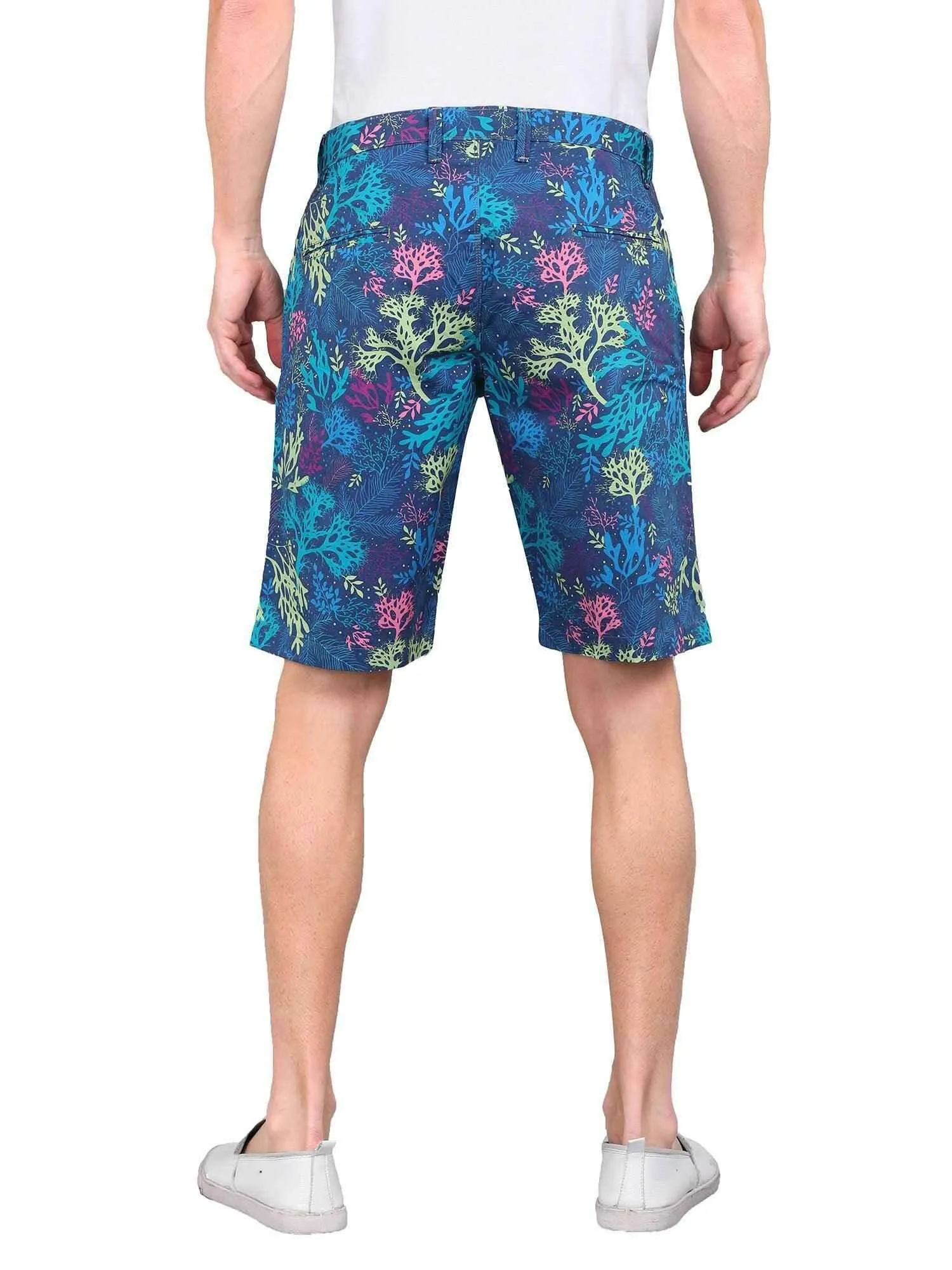 Blue Forest Digital Printed Cotton Men's Shorts