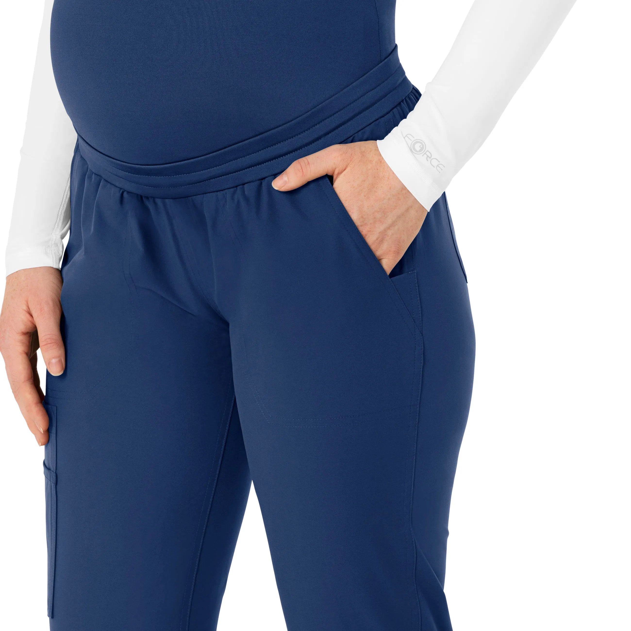 Carhartt Force Essentials Women's Maternity Jogger Scrub Pant - Navy