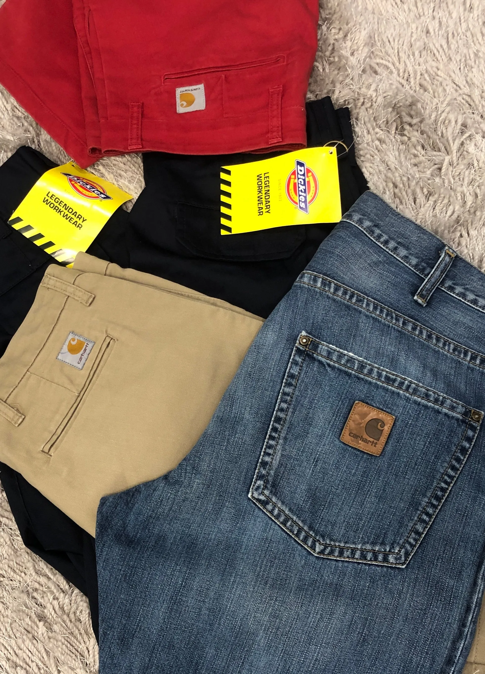 Carhatt and Dickies Denim and Chinos Shorts