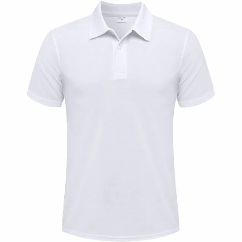 Casual Summer Short Sleeve Polo Shirt | High-Quality Breathable Ribbed Design