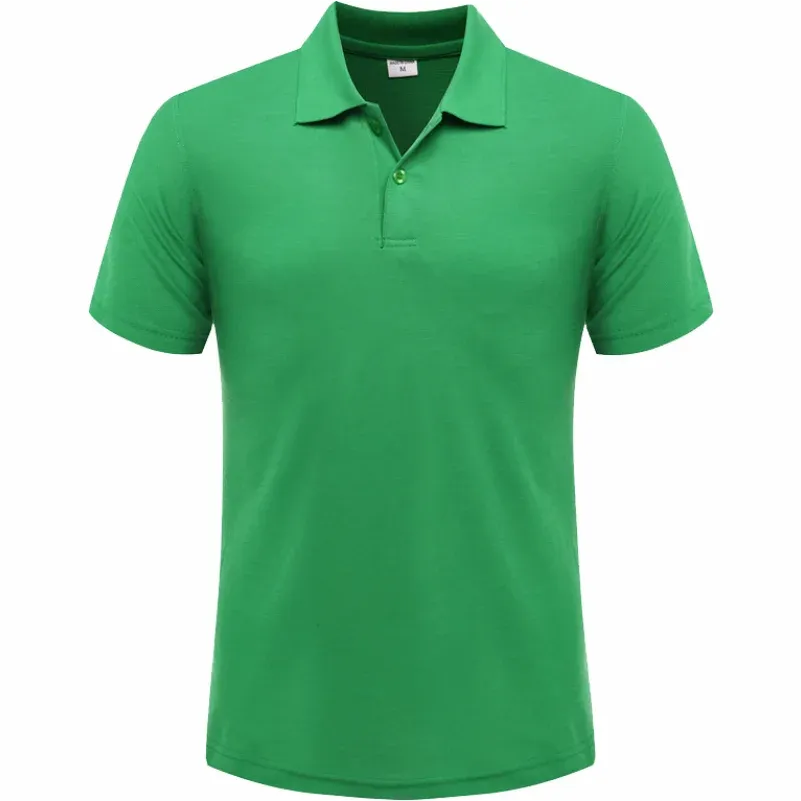 Casual Summer Short Sleeve Polo Shirt | High-Quality Breathable Ribbed Design