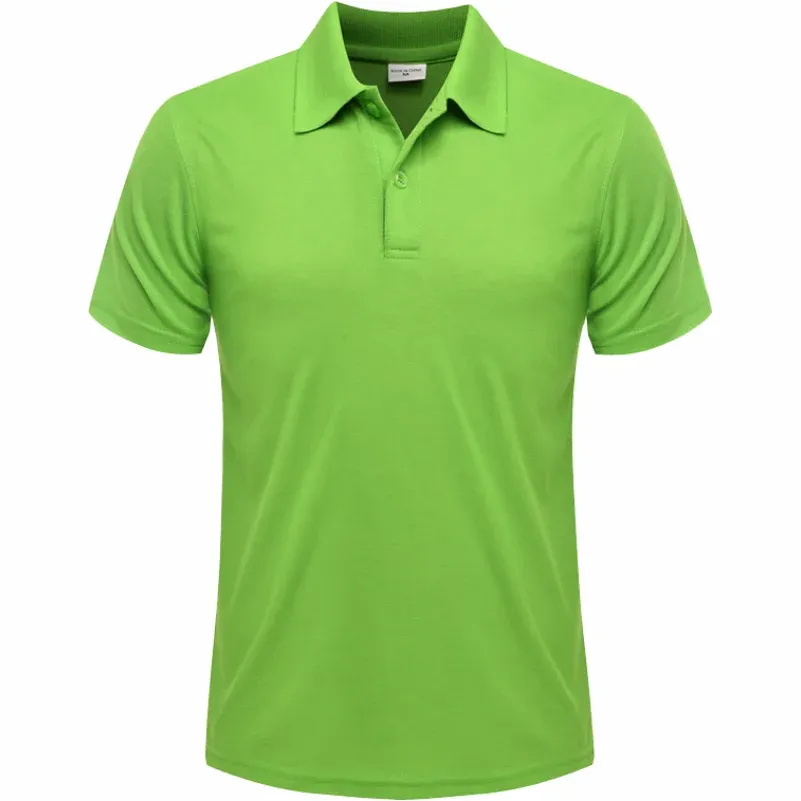 Casual Summer Short Sleeve Polo Shirt | High-Quality Breathable Ribbed Design