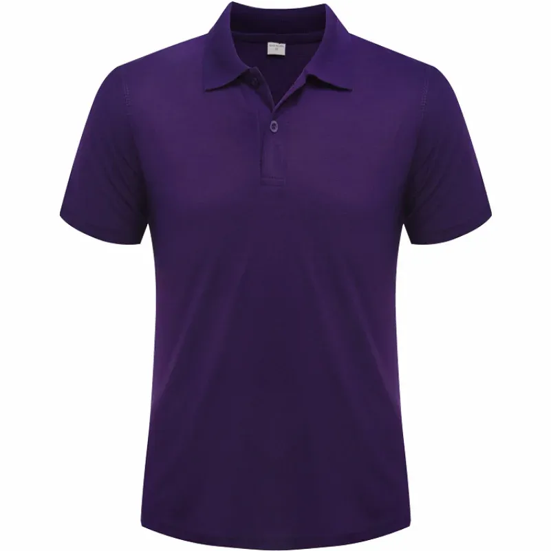 Casual Summer Short Sleeve Polo Shirt | High-Quality Breathable Ribbed Design