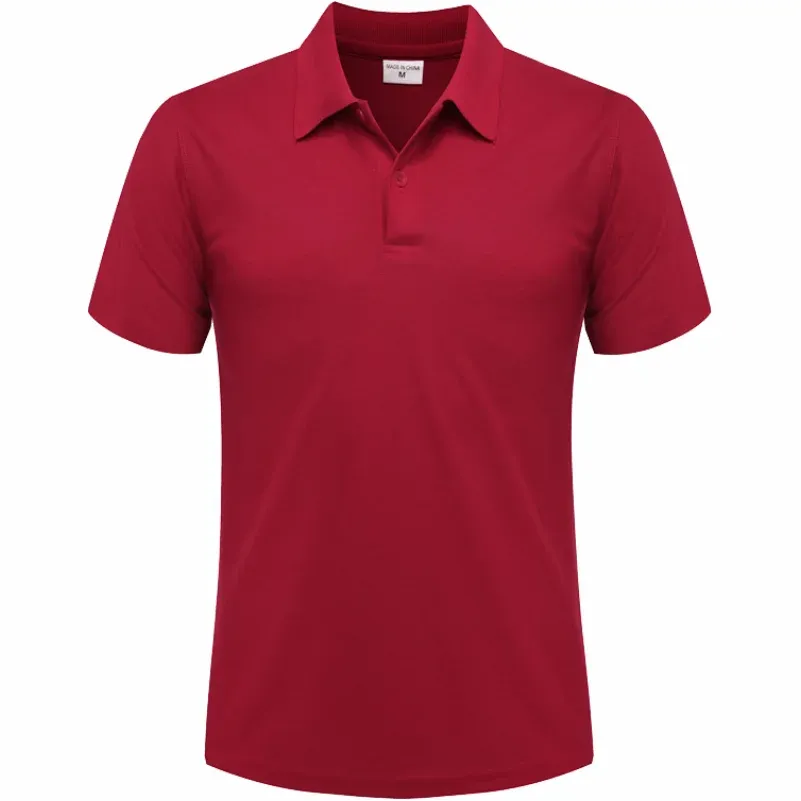 Casual Summer Short Sleeve Polo Shirt | High-Quality Breathable Ribbed Design