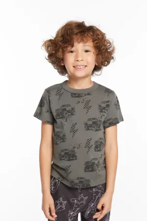 Chaser Monster Trucks Boys Tee