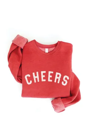 CHEERS Graphic Crewneck Sweatshirt