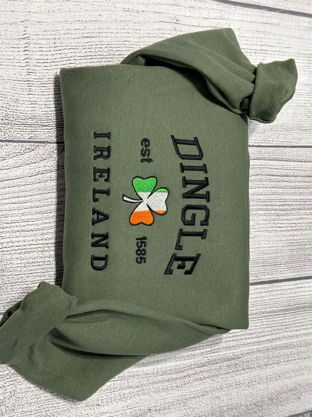 Dingle Ireland Embroidered Sweatshir, Women's Embroidered Sweatshirts