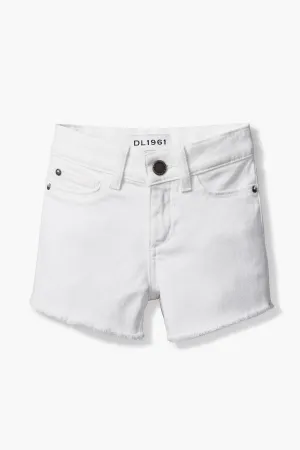 DL1961 Lucy Denim Girls Shorts - White