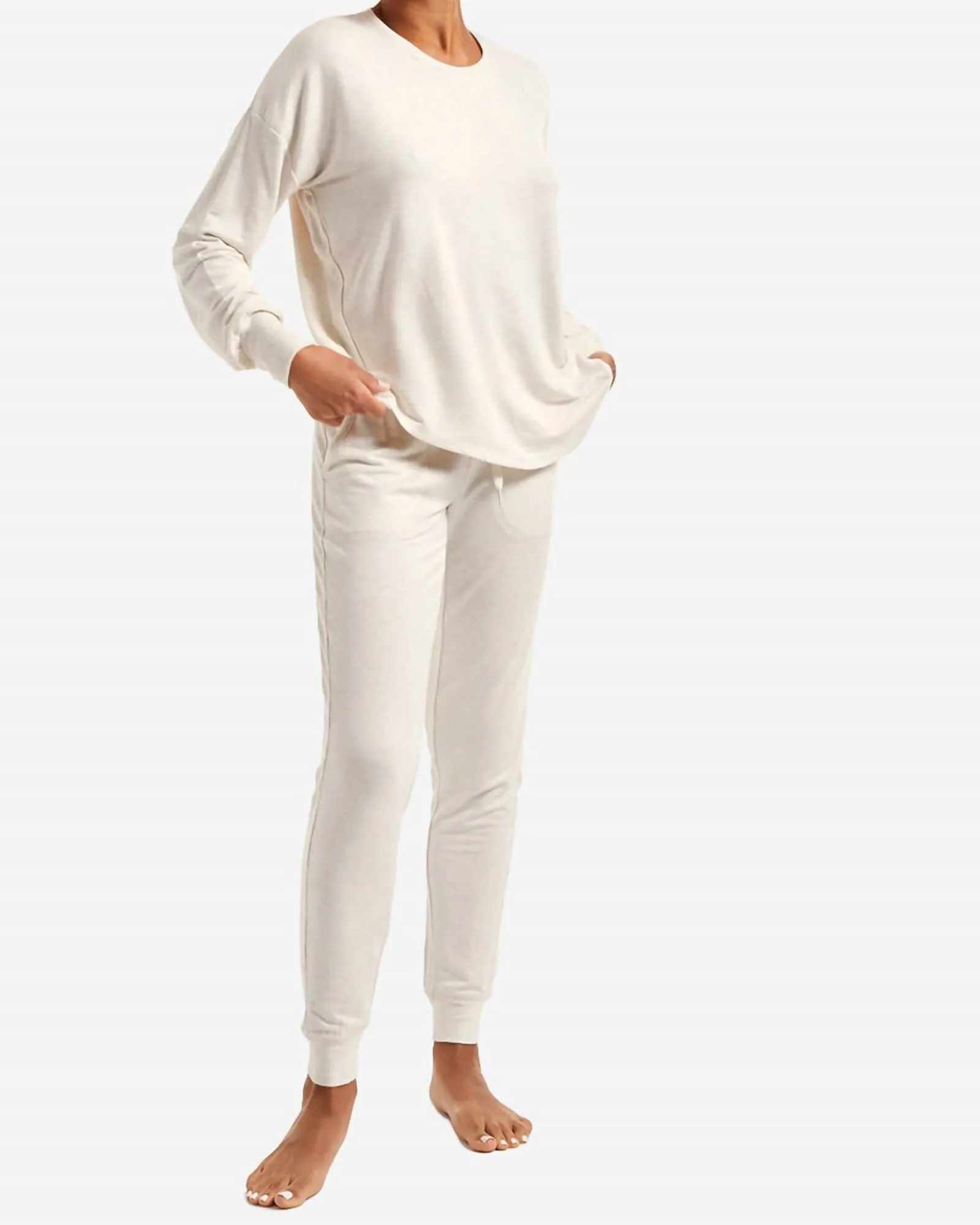 Essential Slim Jogger in Oatmeal | Oatmeal