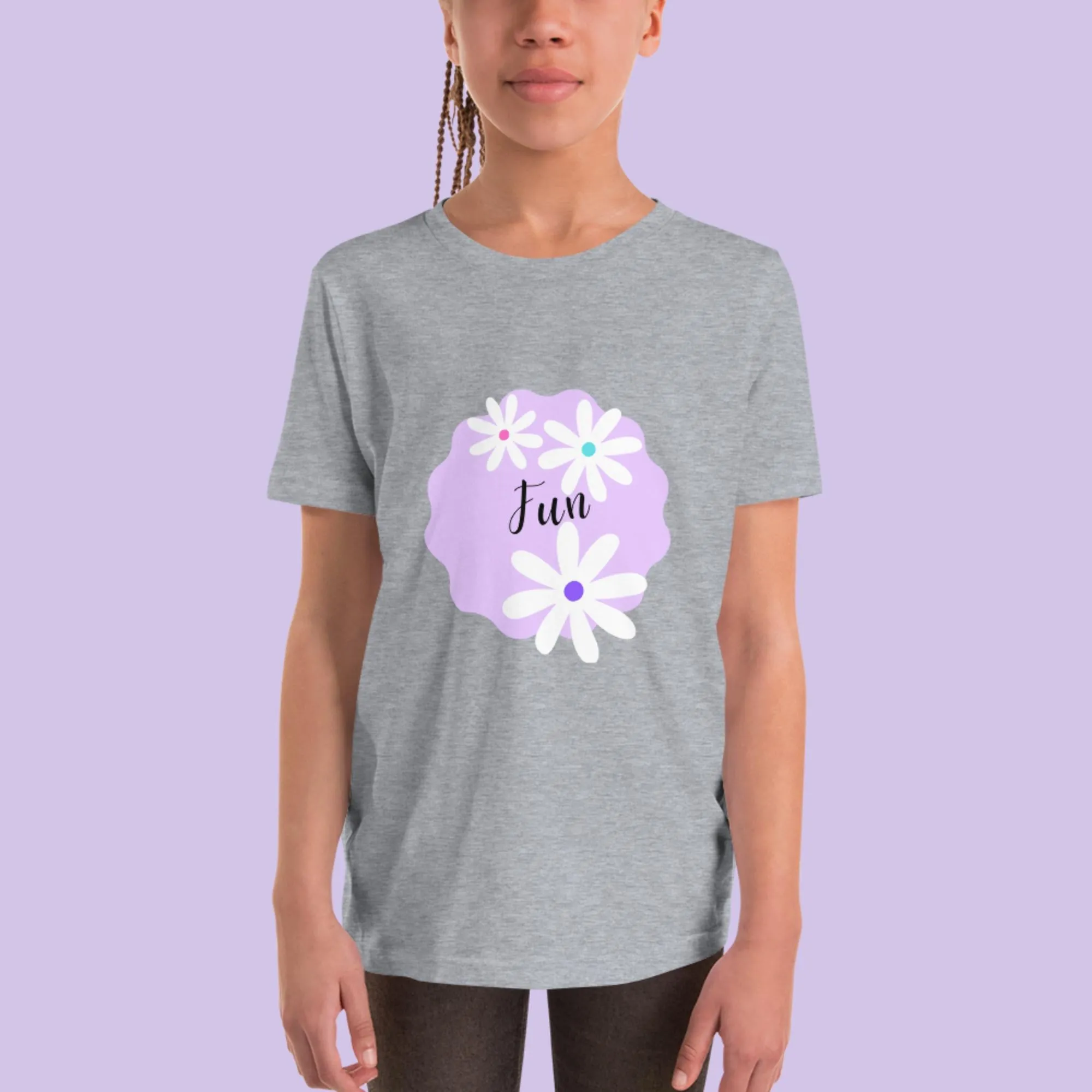 Fun Daisy Youth Short Sleeve T-Shirt