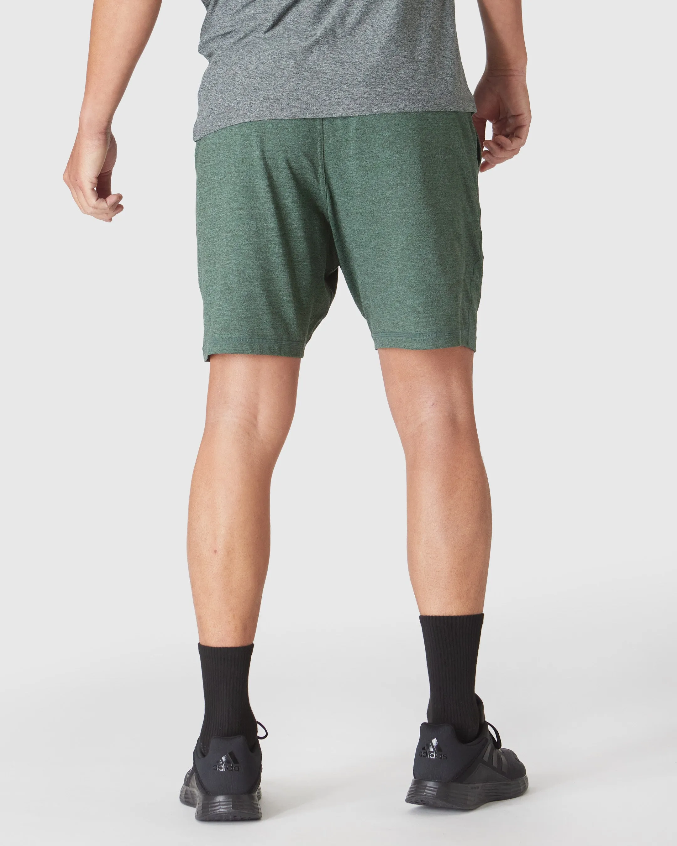 Heather Forest Active Comfort Shorts