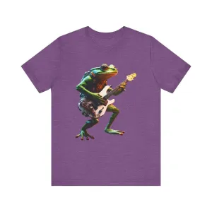 Hip Hop Frogtastic Guitarist T Shirt