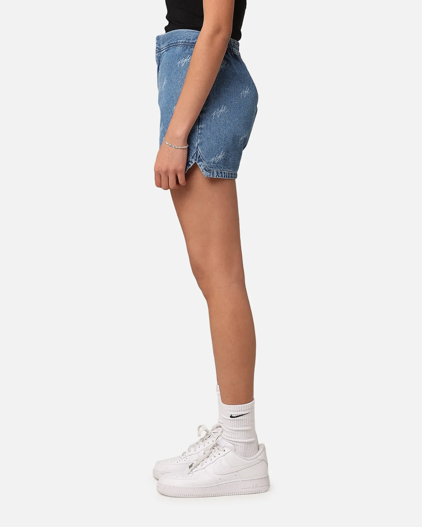 Jordan Women's Woven Denim Shorts Stone Blue