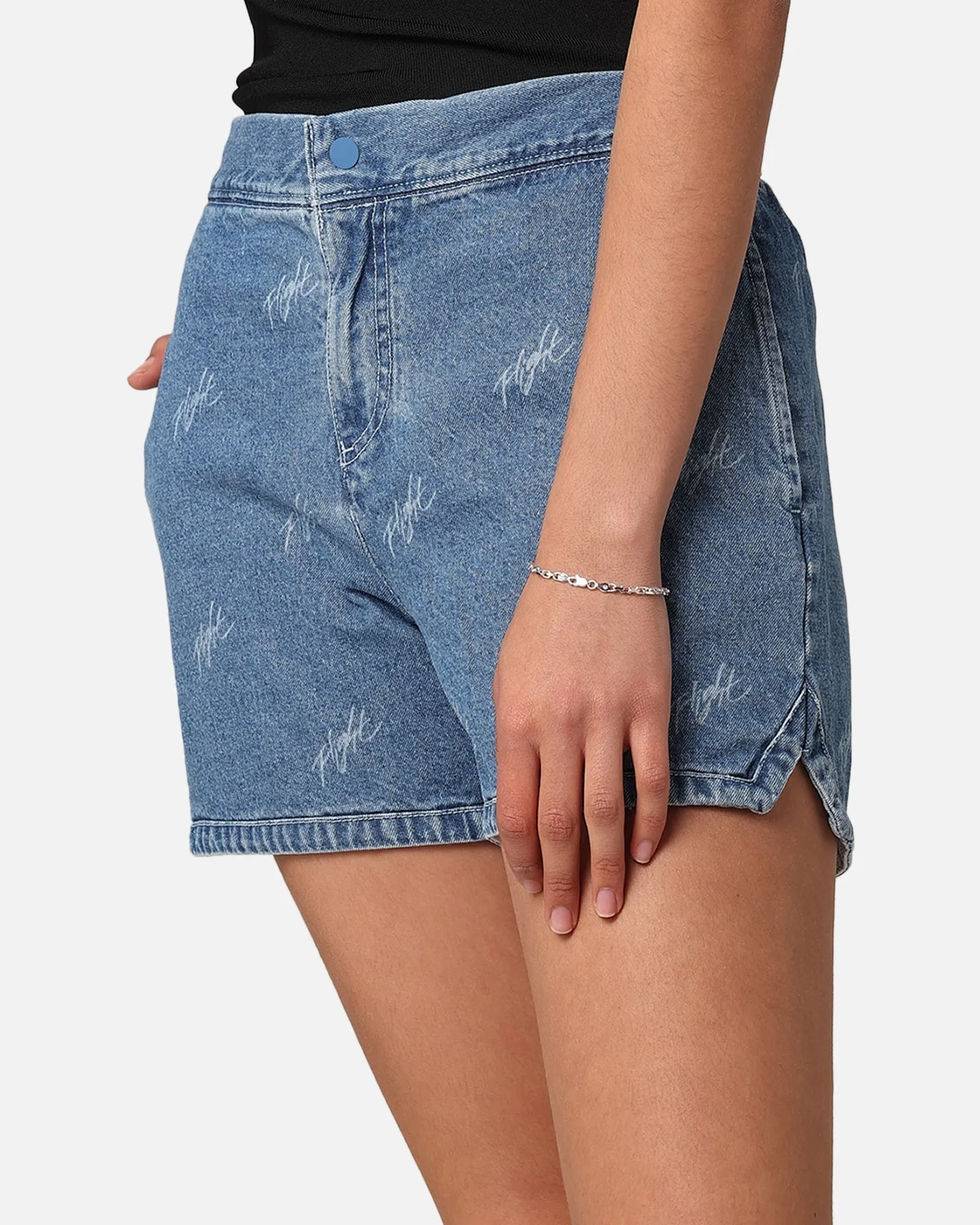 Jordan Women's Woven Denim Shorts Stone Blue