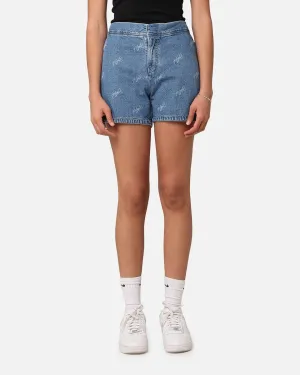 Jordan Women's Woven Denim Shorts Stone Blue