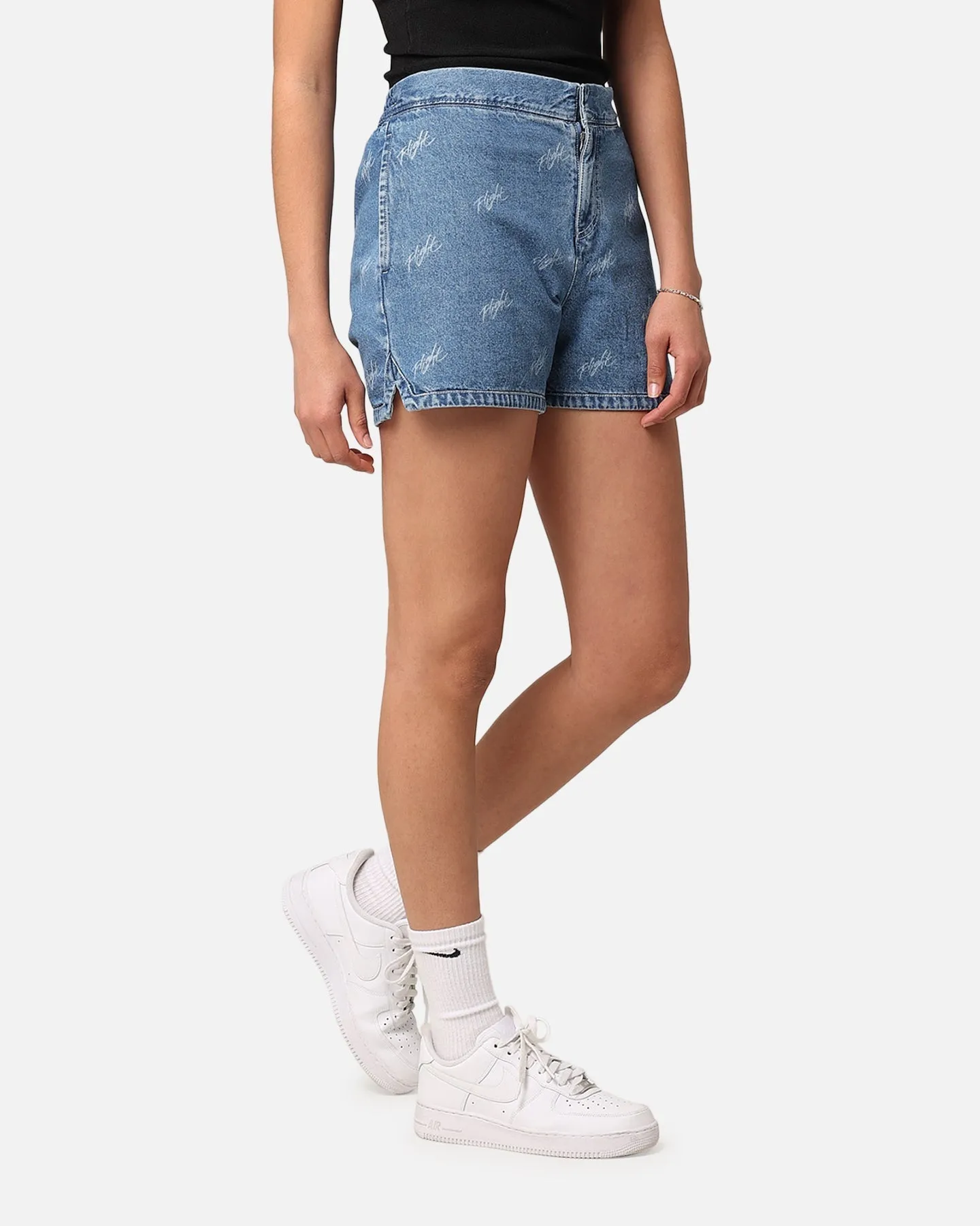 Jordan Women's Woven Denim Shorts Stone Blue