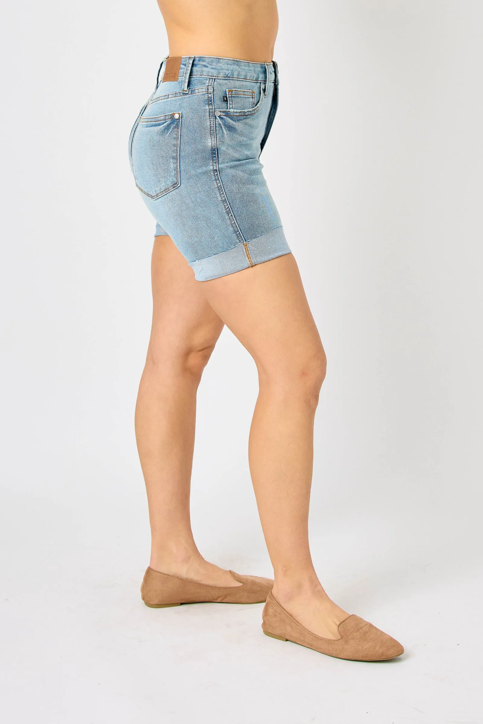 Judy Blue high waist tummy control cool denim shorts