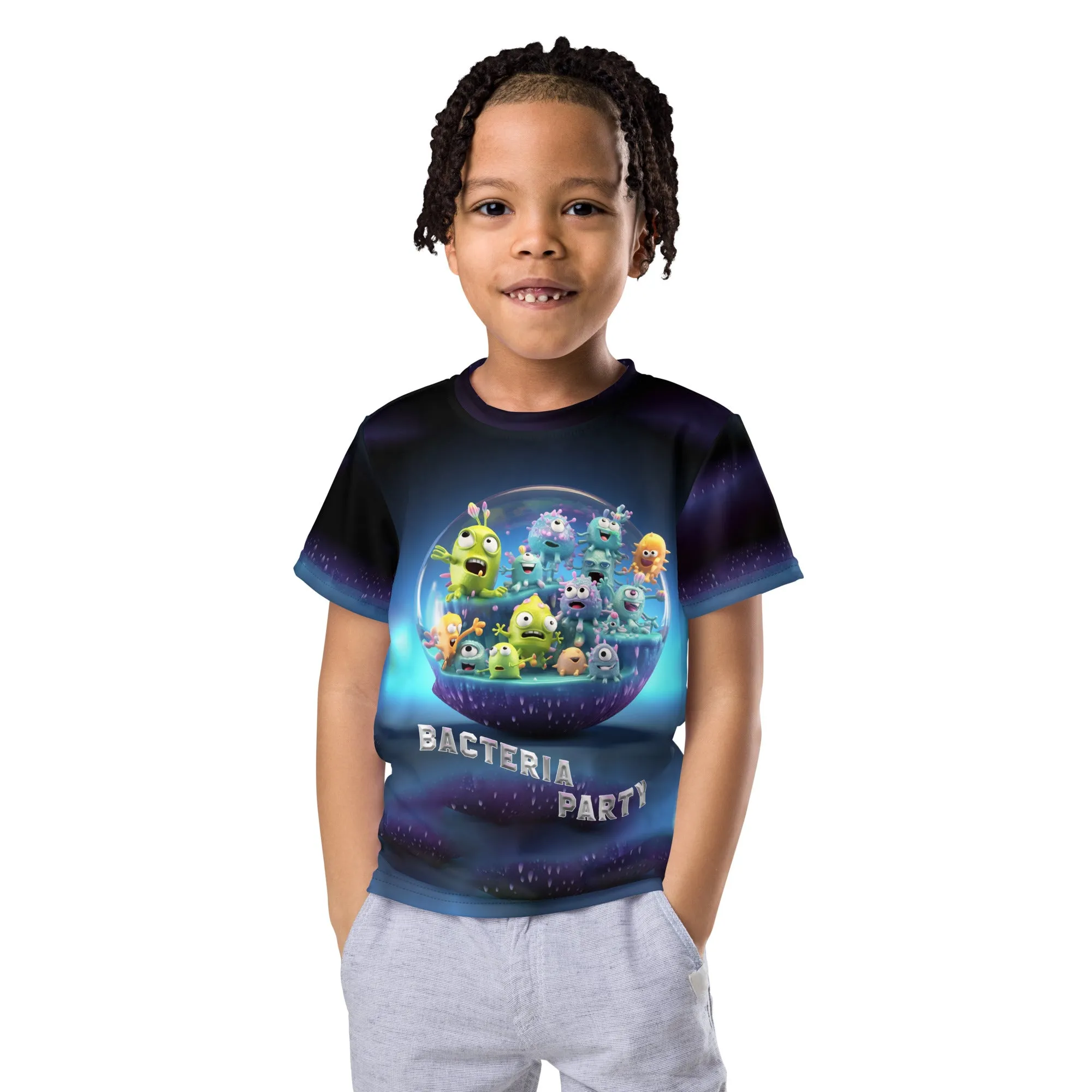 Kids T-Shirt Bacteria Party