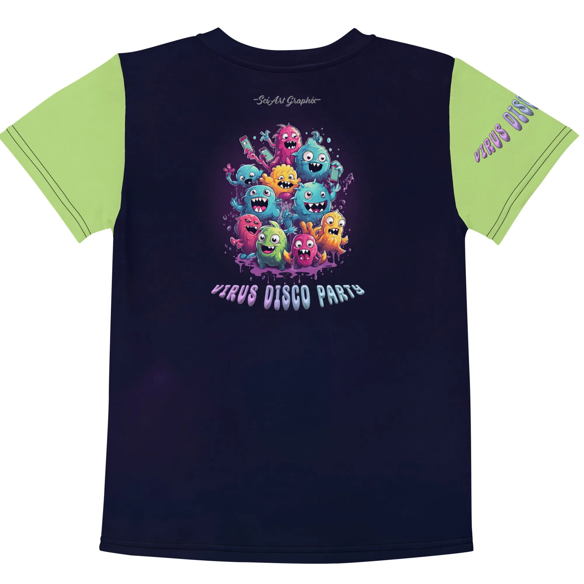 Kids T-Shirt Virus Disco Party