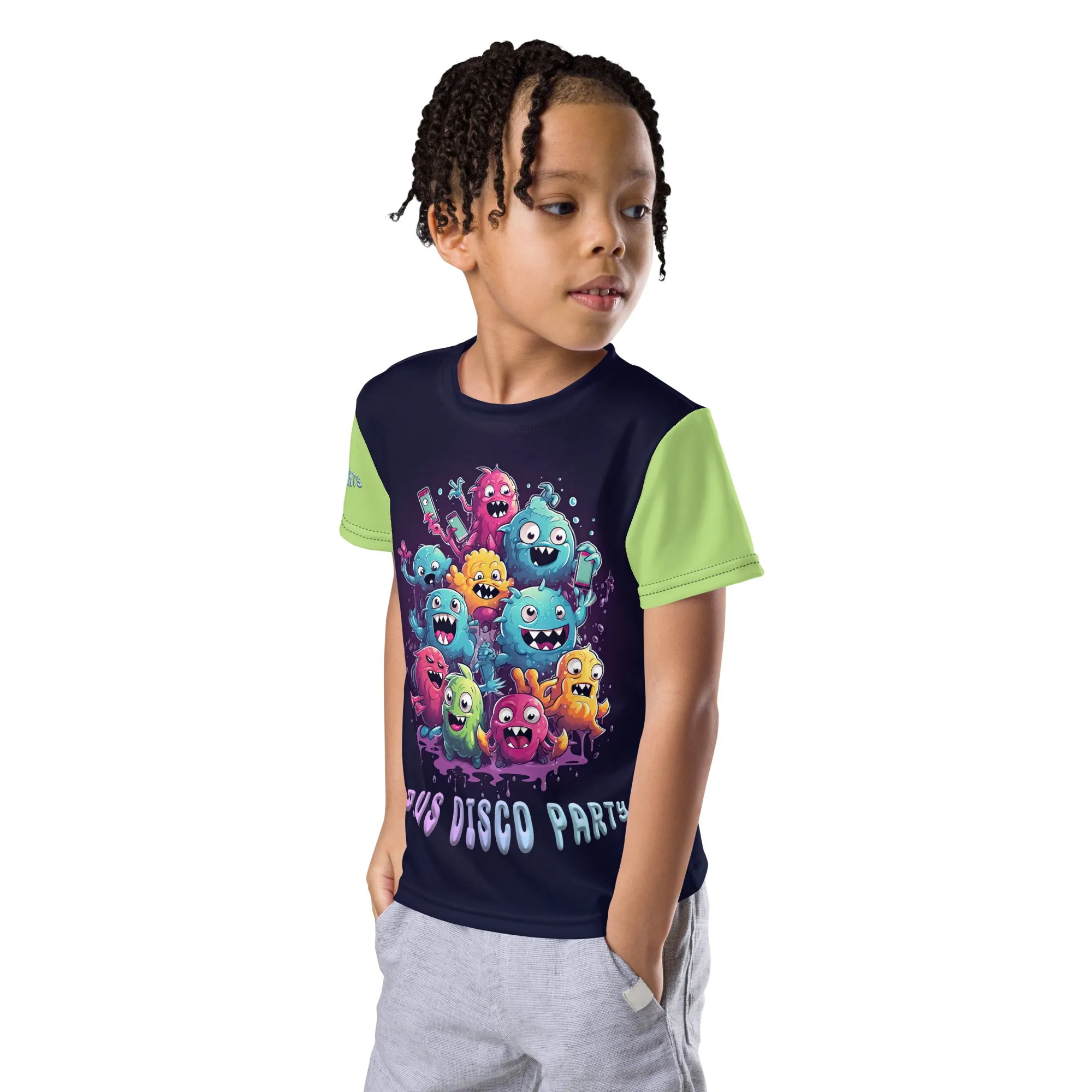 Kids T-Shirt Virus Disco Party