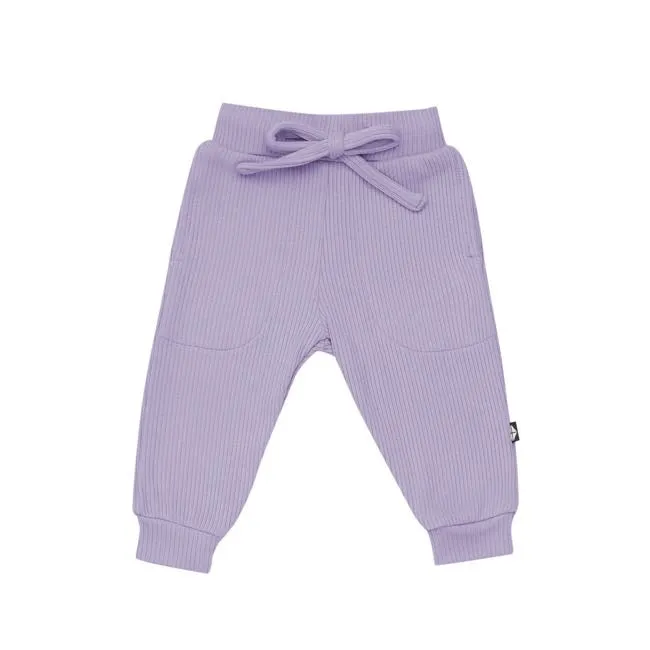 Kyte Baby Ribbed Jogger Pant in Taro