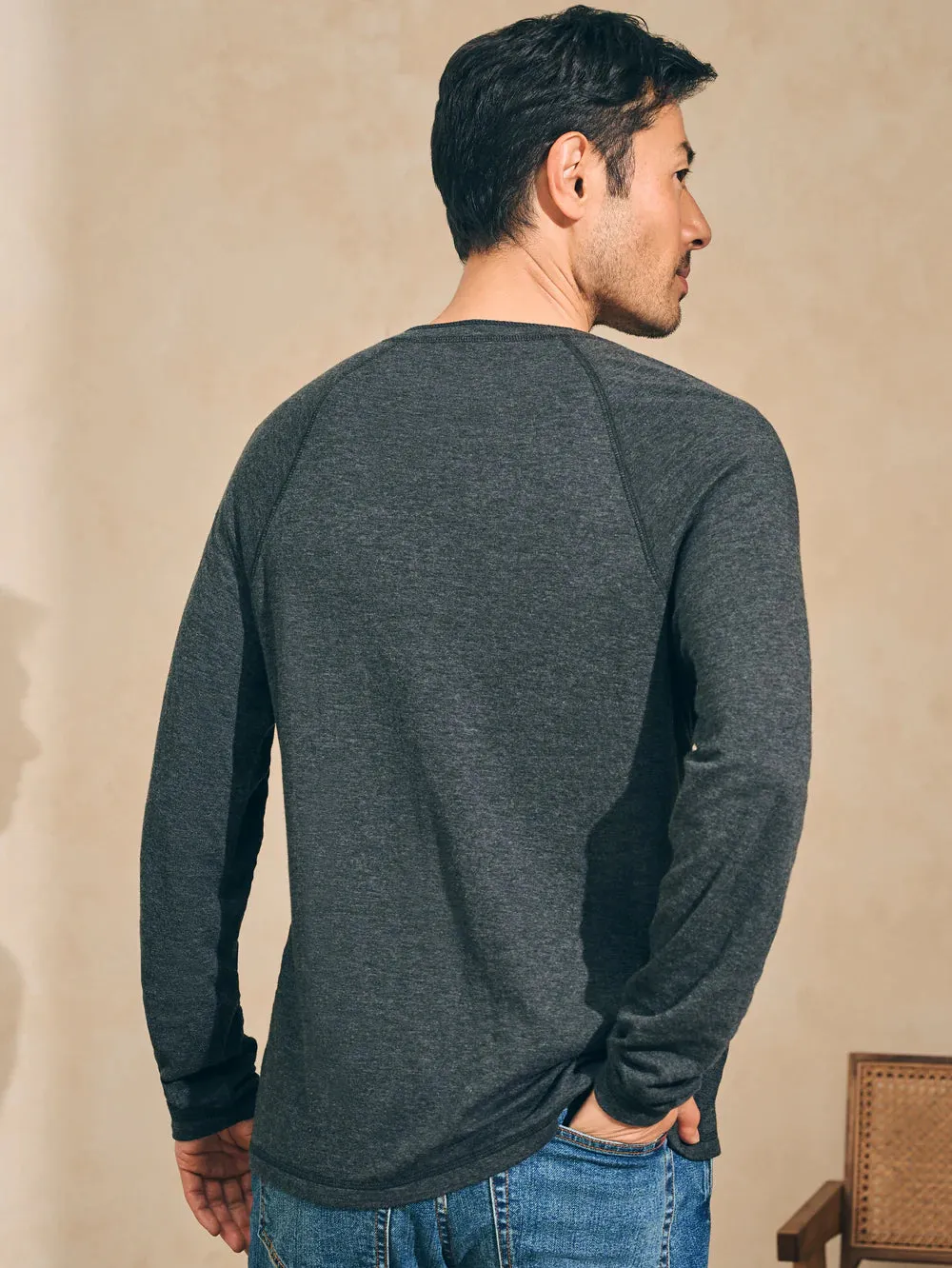 Long Sleeve Cloud Henley