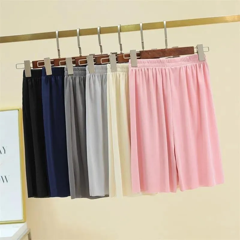 Loose-Fit Thin Casual Wide-Leg Versatile Sports Chic Shorts