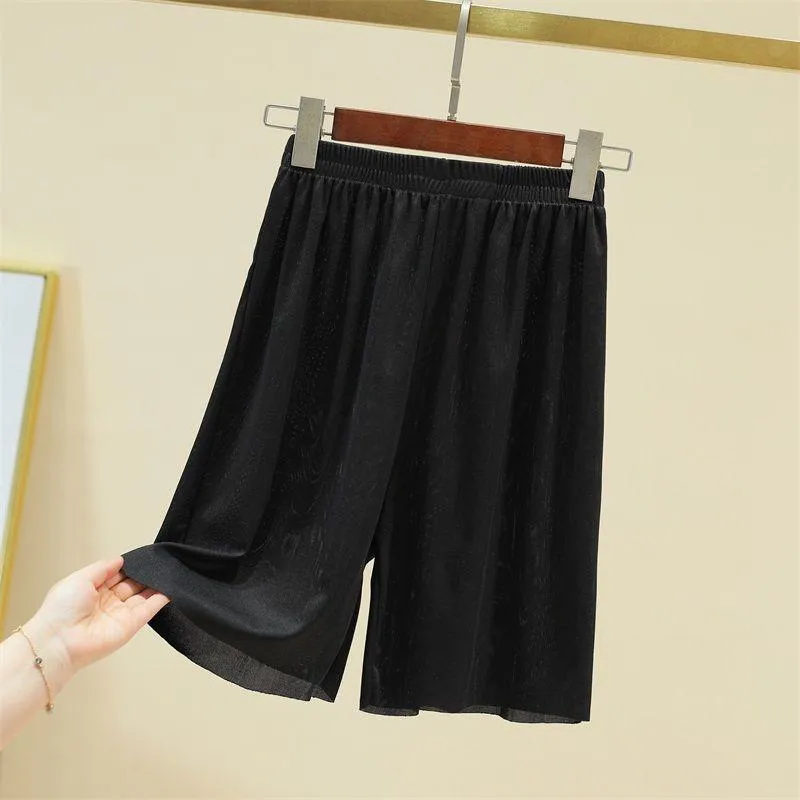 Loose-Fit Thin Casual Wide-Leg Versatile Sports Chic Shorts