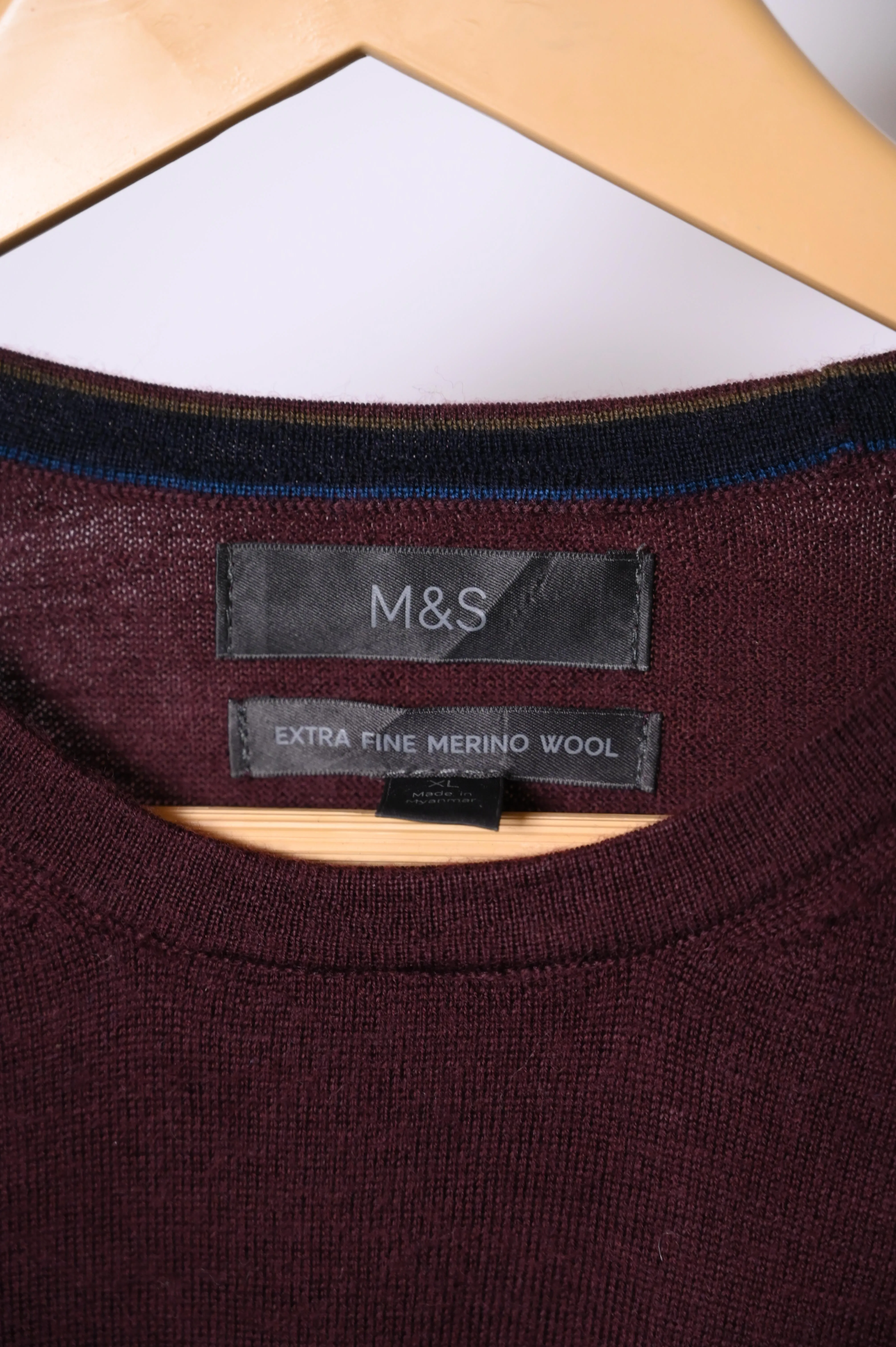 M&S Maroon XL Sweatshirt – Good Condition