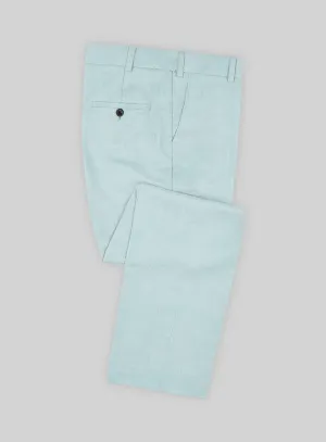 Marco Stretch Light Blue Wool Pants