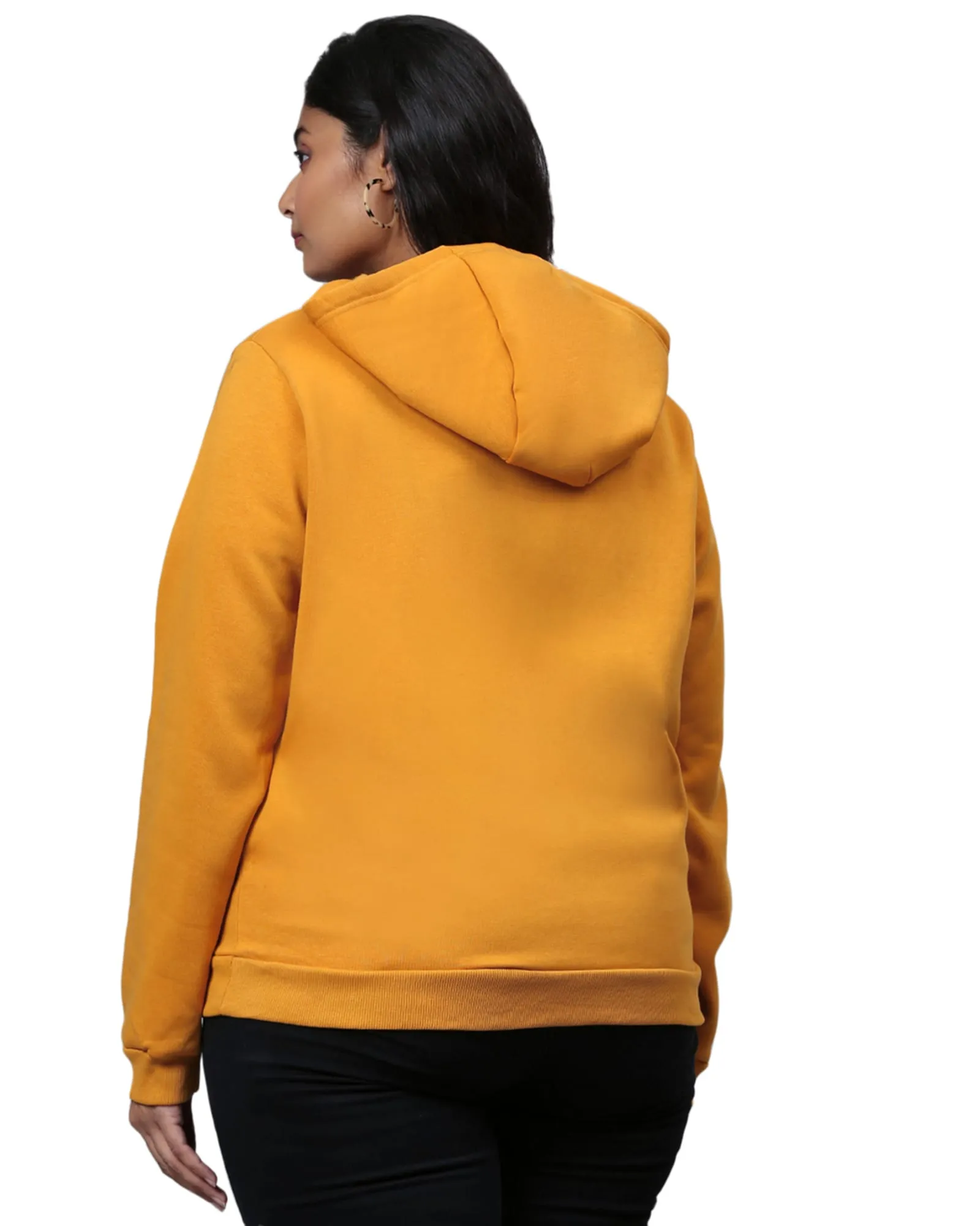 Mustard "Boss Babe" Hooded Sweatshirt | Mustard