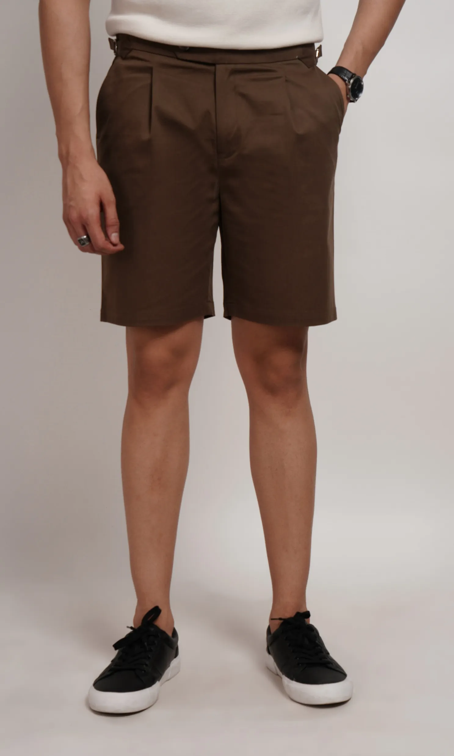 Olive Chino Shorts