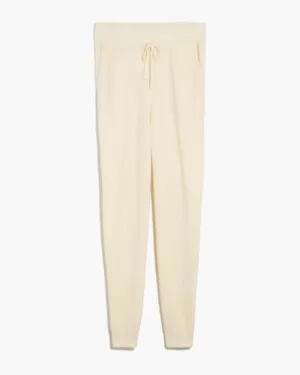 Portia Waffle-Knit Jogger | Ivory