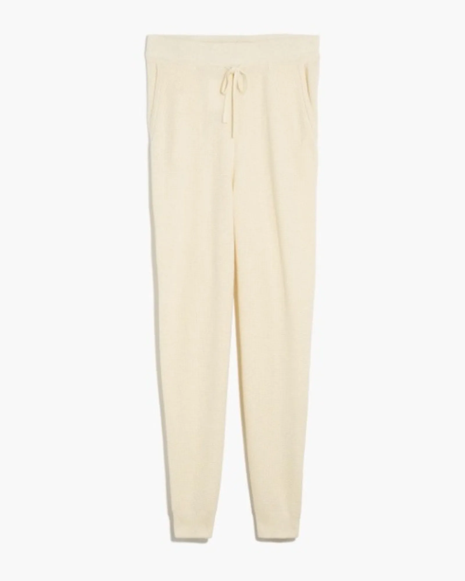 Portia Waffle-Knit Jogger | Ivory