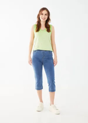 Pull-On Capri Denim