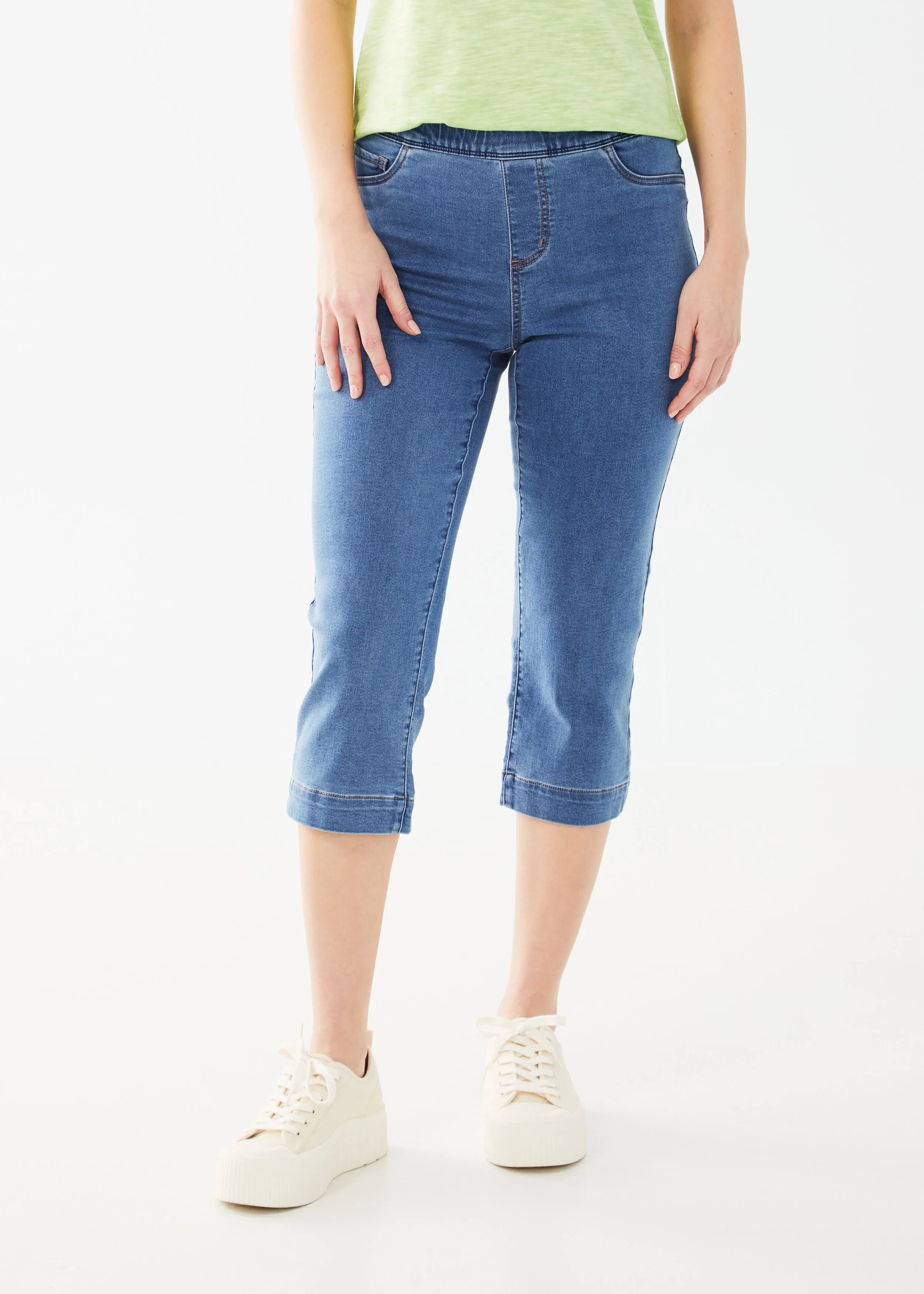 Pull-On Capri Denim