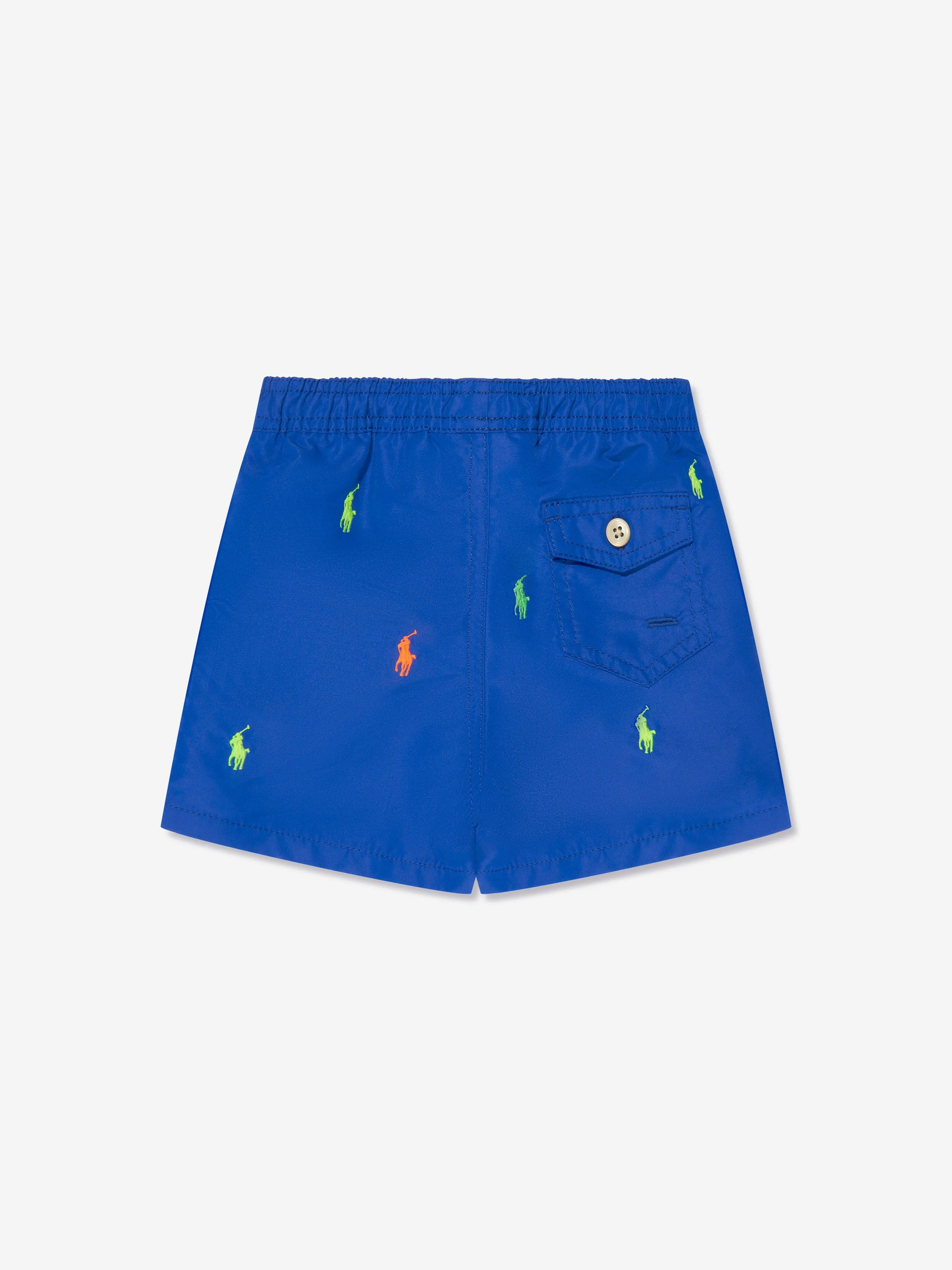 Ralph Lauren Baby Boys Logo Swim Shorts in Blue