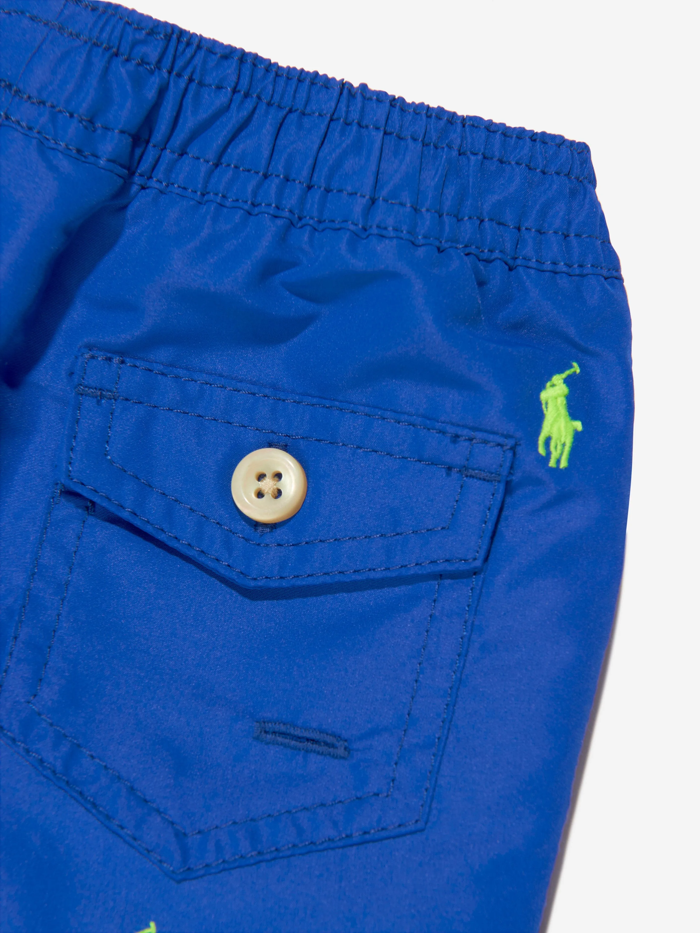 Ralph Lauren Baby Boys Logo Swim Shorts in Blue