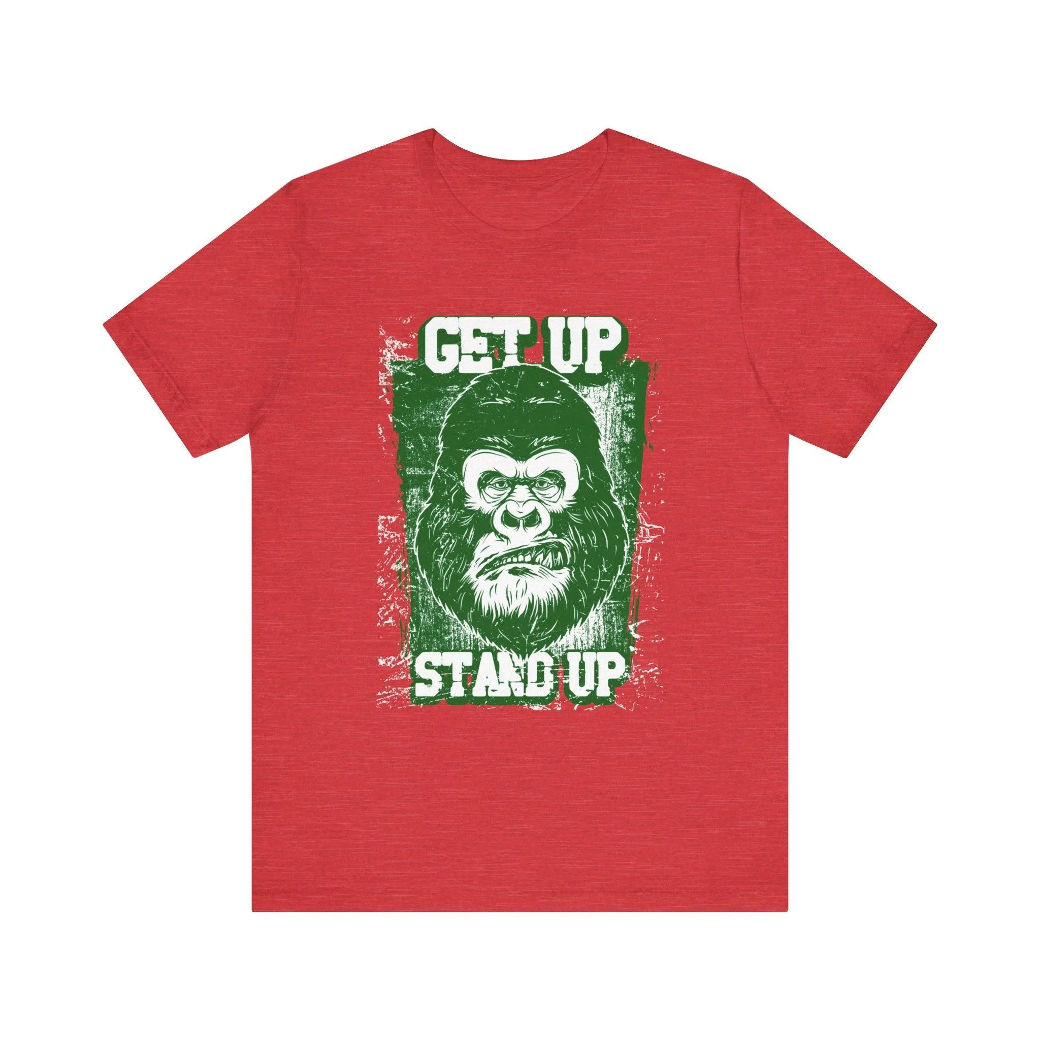 Retro Get Up Stand Up Gorilla T Shirt