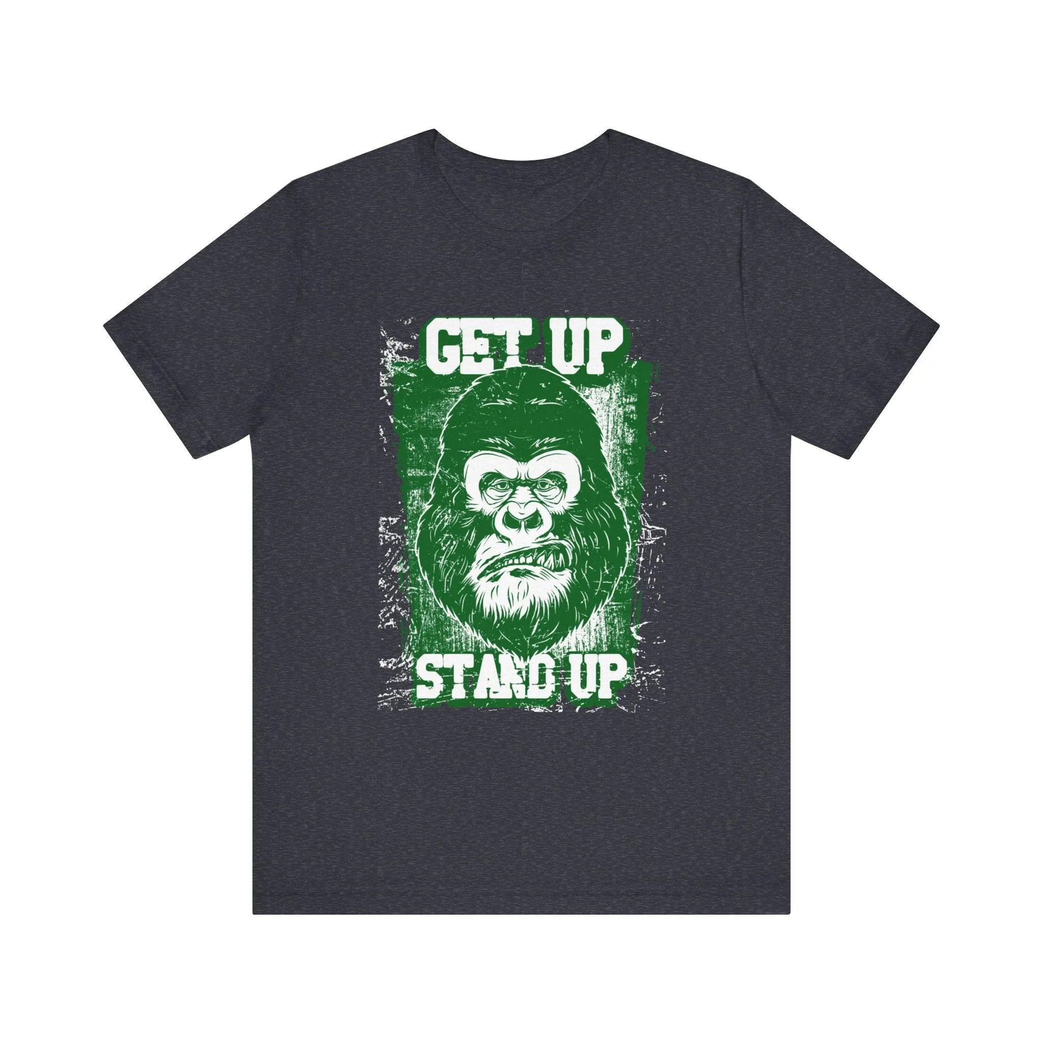 Retro Get Up Stand Up Gorilla T Shirt