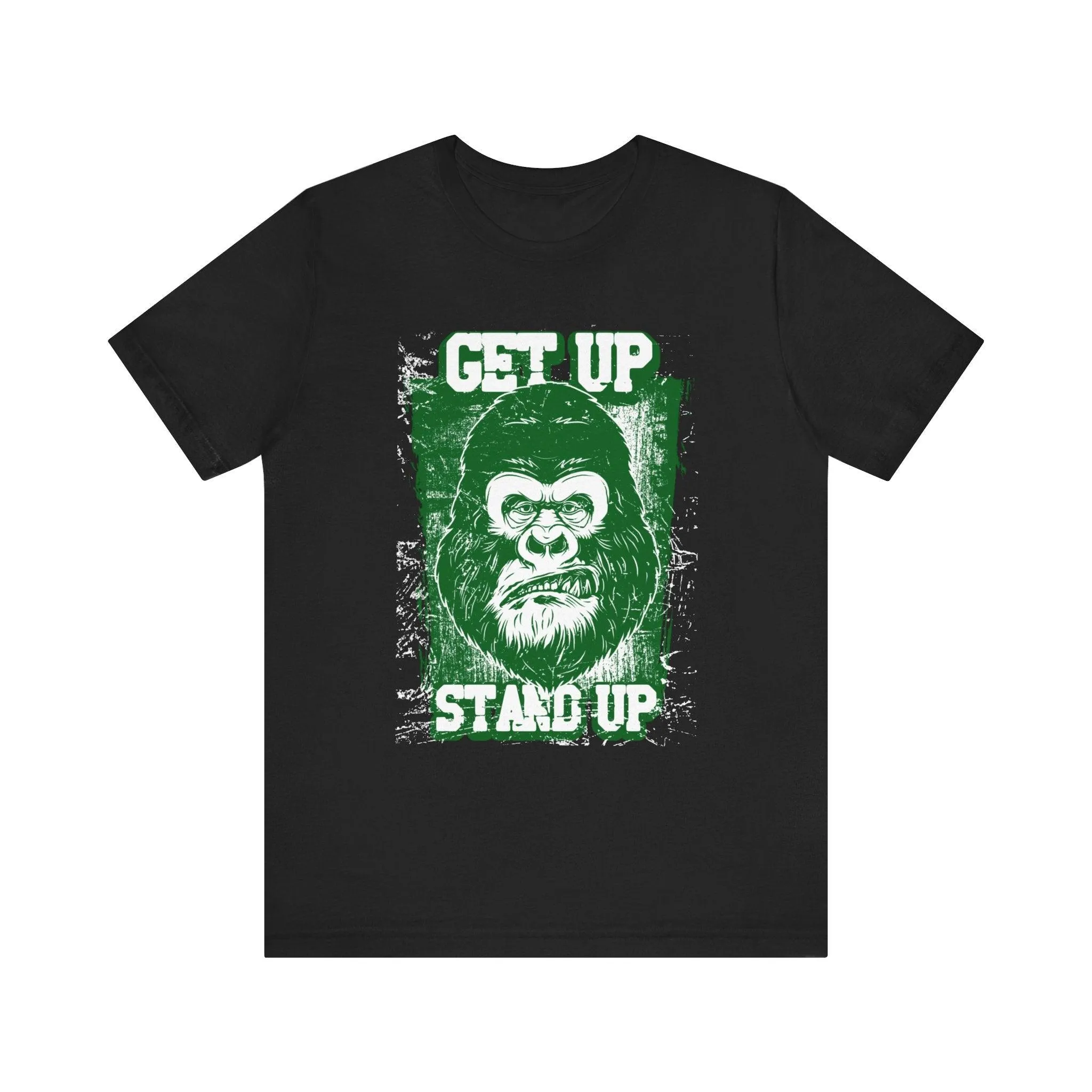 Retro Get Up Stand Up Gorilla T Shirt