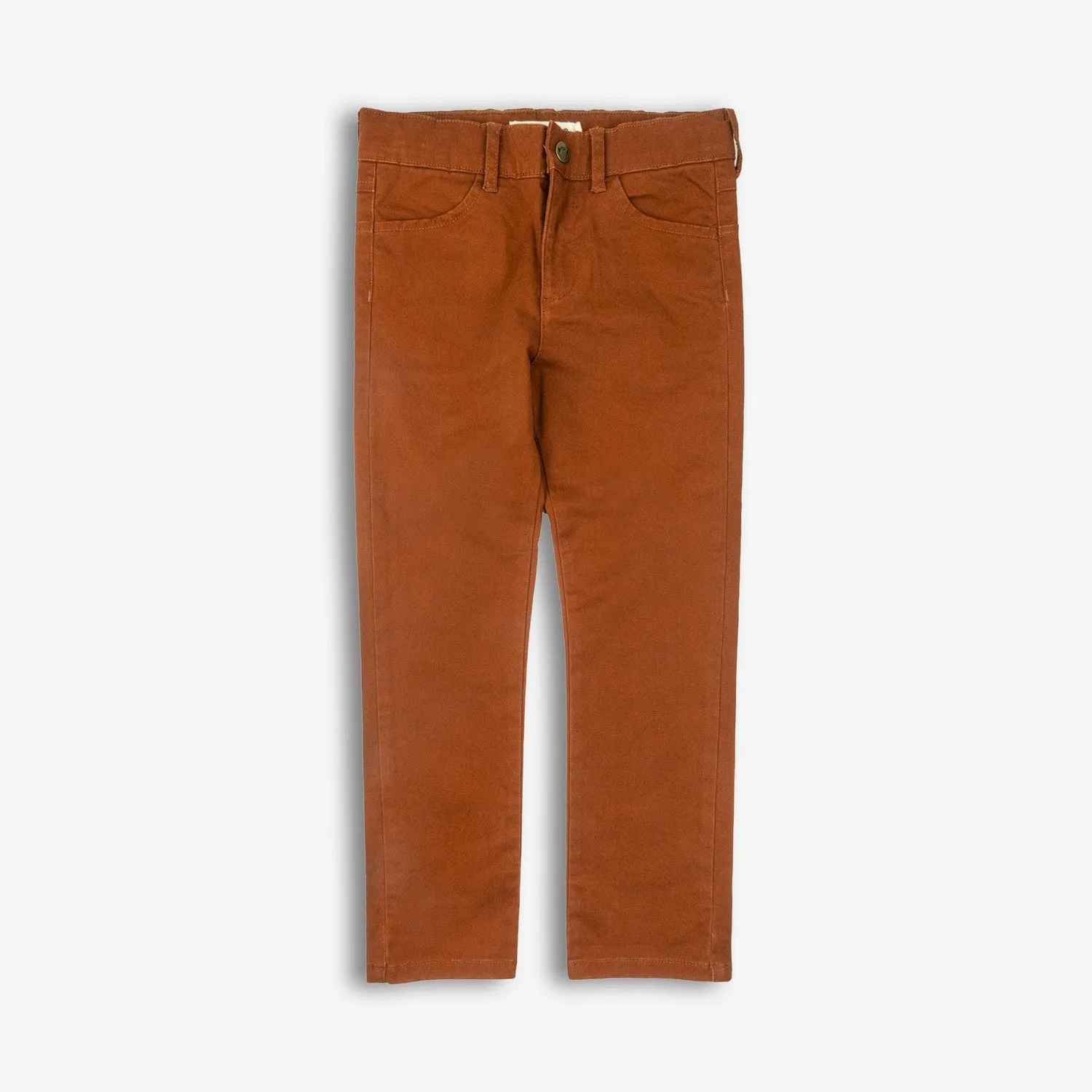 Slim Chino Pants | Terracotta