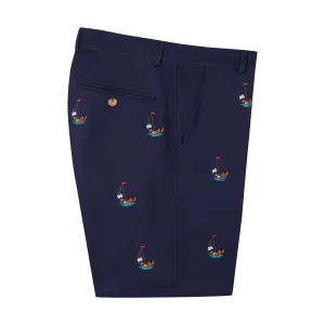 STAPLE CHINO SHORTS-NAVY